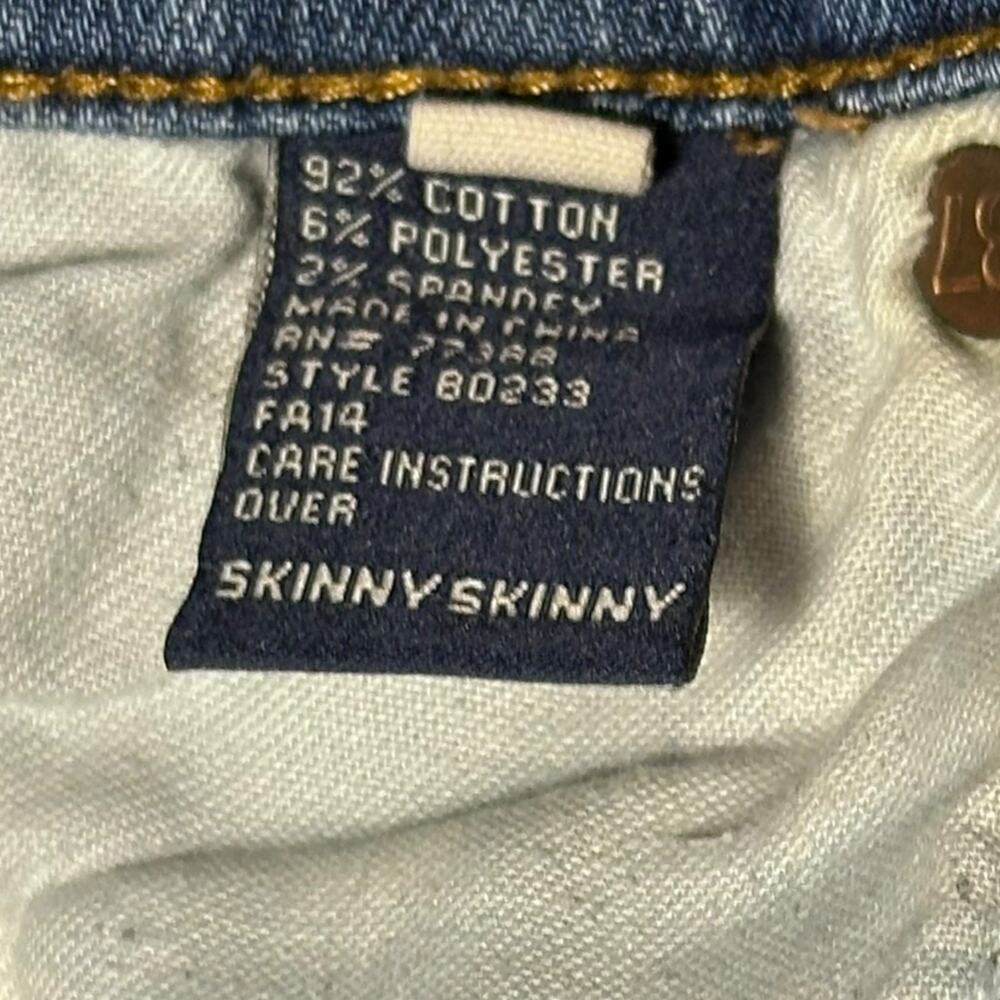 Madewell Skinny Skinny Distressed Blue Jeans Women’s Size 27 - Picture 5 of 6